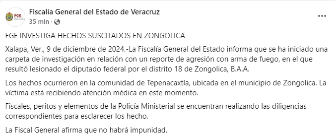 MLopezSanMartin's tweet photo. Trasladan al IMSS Bienestar de #Zongolica al diputado federal Benito Aguas, tras ser atacado a balazos en Tepenacaxtla, #Veracruz 

Es reportado en estado grave

[📹 Radio patrón online] https://t.co/u6CFaknTQI