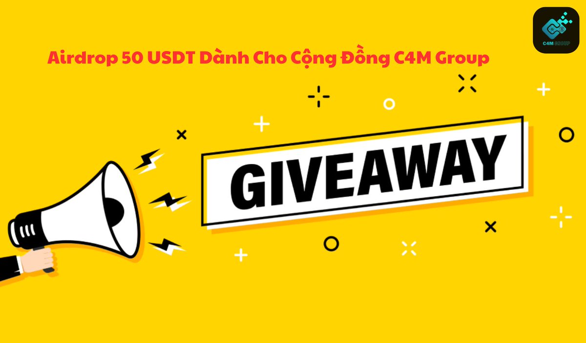 🔥Tiếp Tục Airdrop 50 USDT Dành Cho Cộng Đồng C4M Group

⏰Thời gian airdrop Hết 22h tối 11/12
- 1 Giải nhất 15 USDT 
- 1 Giải nhì 10 USDT 
- 5 Giải 3 mỗi giải 5 USDT  

🔰 Điều kiện 
- Follow twitter: <a href="/TieuSuPhu_2021/">Tiểu Sư Phụ | C4M Group</a> &amp; <a href="/camvannft/">Cẩm Vân | C4M Group</a> 
- LIKE, Retweet bài viết này 
-