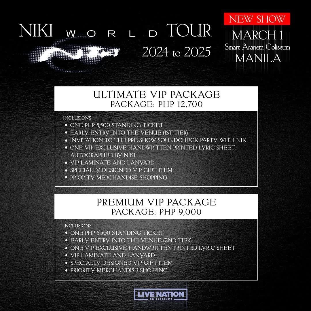 TheBigDome's tweet photo. NIKI is coming to #TheBigDome this March 1, 2025!

Artist Presale: December 12, Thu, 10AM -12PM. Visit https://t.co/1Az4QHx68h for more details 

General Onsale: December 12, Thu, 12pm via https://t.co/WcLUp2YIff or TicketNet outlets

#NIKIWorldTourPH #NIKIatTheBigDome https://t.co/zRCOQwuY2L