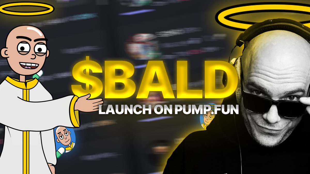 Worship the $BALD

In less than 24 hours, I will launch the most cultish, AI-driven memecoin on PumpFun.

Don’t miss our live stream on YouTube / X, tomorrow at 4 PM PST / 7 PM EST / 11 PM UTC.