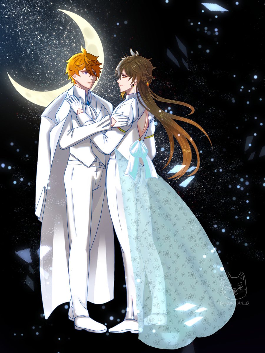 #tartaliweek2024 Day 6: Wedding! My final piece✨ #tartali #タル鍾 #公钟