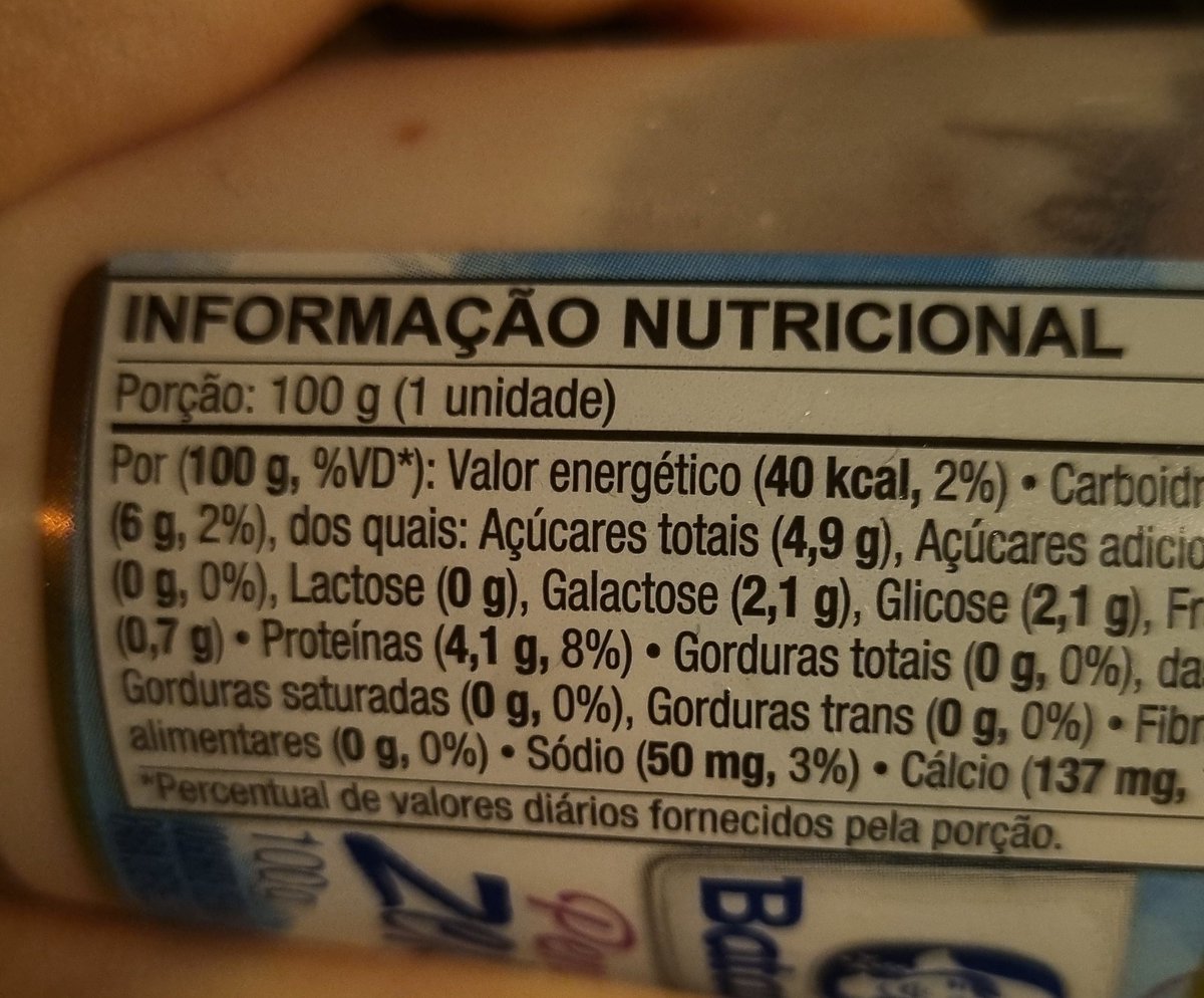 o iogurte que a mãe do meu namorado comprou pra mim <3 fofa