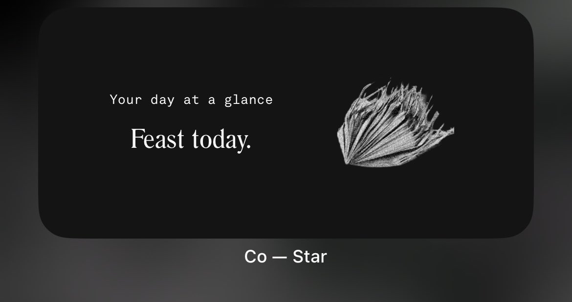 emptybabi's tweet photo. the horoscope is out to get me today https://t.co/499MaVq9AU