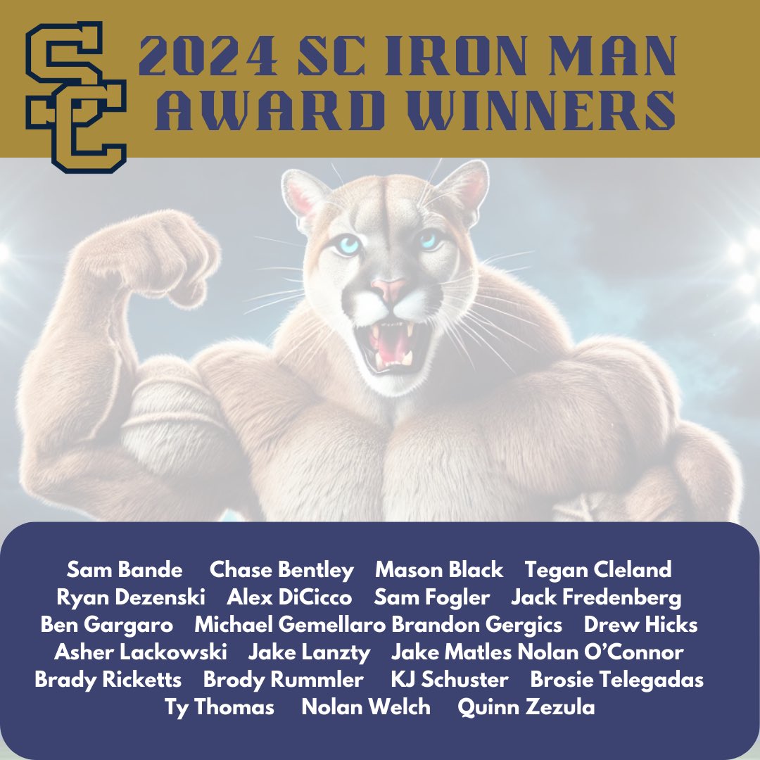 Stoney Creek HS Football (@wearesc_fb) on Twitter photo Consistency is the ultimate strength! Congrats to our Cougars who earned the Iron Man Award for never missing a practice—your dedication set the tone for the team! 💪 #IronMan #AlwaysShowUp #WeAreSC #Elite <a href="/coach_powell2/">Rick Powell</a> Consistency is the ultimate strength! Congrats to our Cougars who earned the Iron Man Award for never missing a practice—your dedication set the tone for the team! 💪 #IronMan #AlwaysShowUp #WeAreSC #Elite <a href="/coach_powell2/">Rick Powell</a>