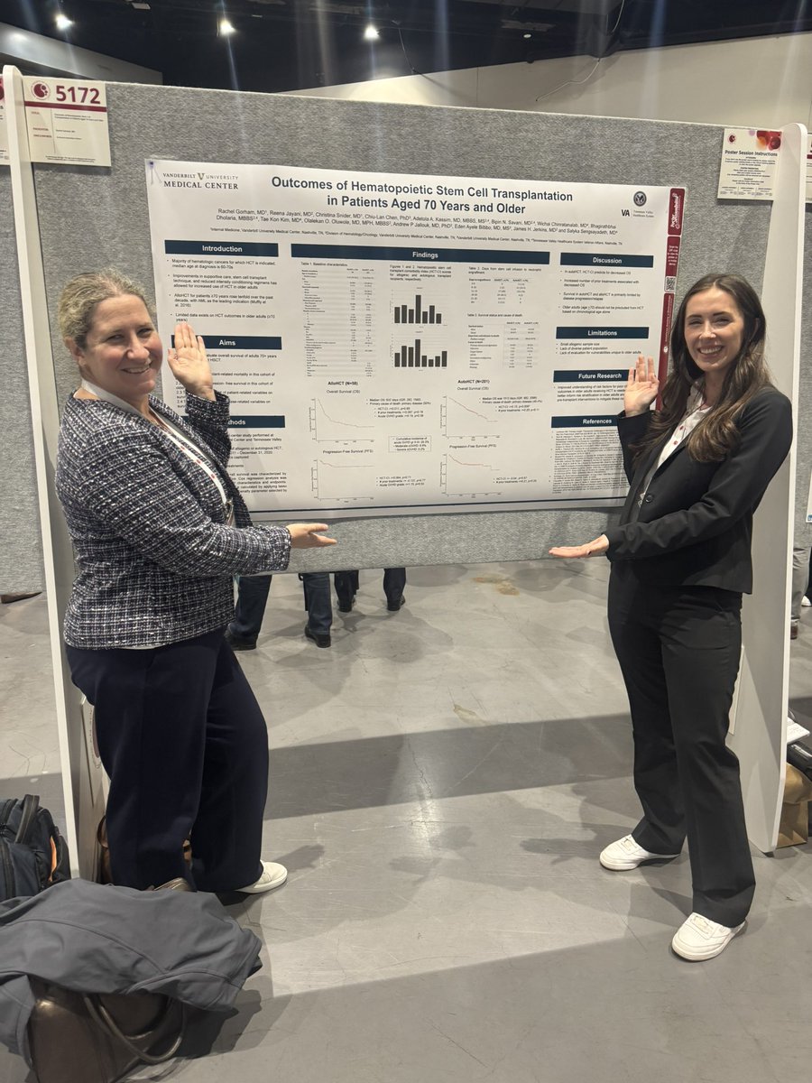 Kathy Walsh, MD, MAEd (@kathy_walshmd) on Twitter photo Fantastic discussion with Dr. Rachel Gorham at her poster this evening. #ASH2024 @VUMCHemOnc @VUMCMedicineRes <a href="/JayaniReena/">Reena Jayani-Kosarzycki</a> Fantastic discussion with Dr. Rachel Gorham at her poster this evening. #ASH2024 @VUMCHemOnc @VUMCMedicineRes <a href="/JayaniReena/">Reena Jayani-Kosarzycki</a>