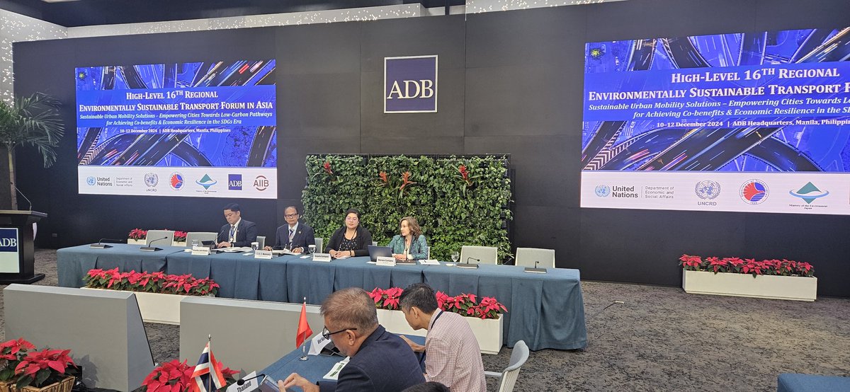 Maruxa Cardema (<a href="/SLOCATOfficial/">SLOCAT Partnership</a>) inspiring members of the regional EST Forum in Asia to take action on sustainable low carbon transport.