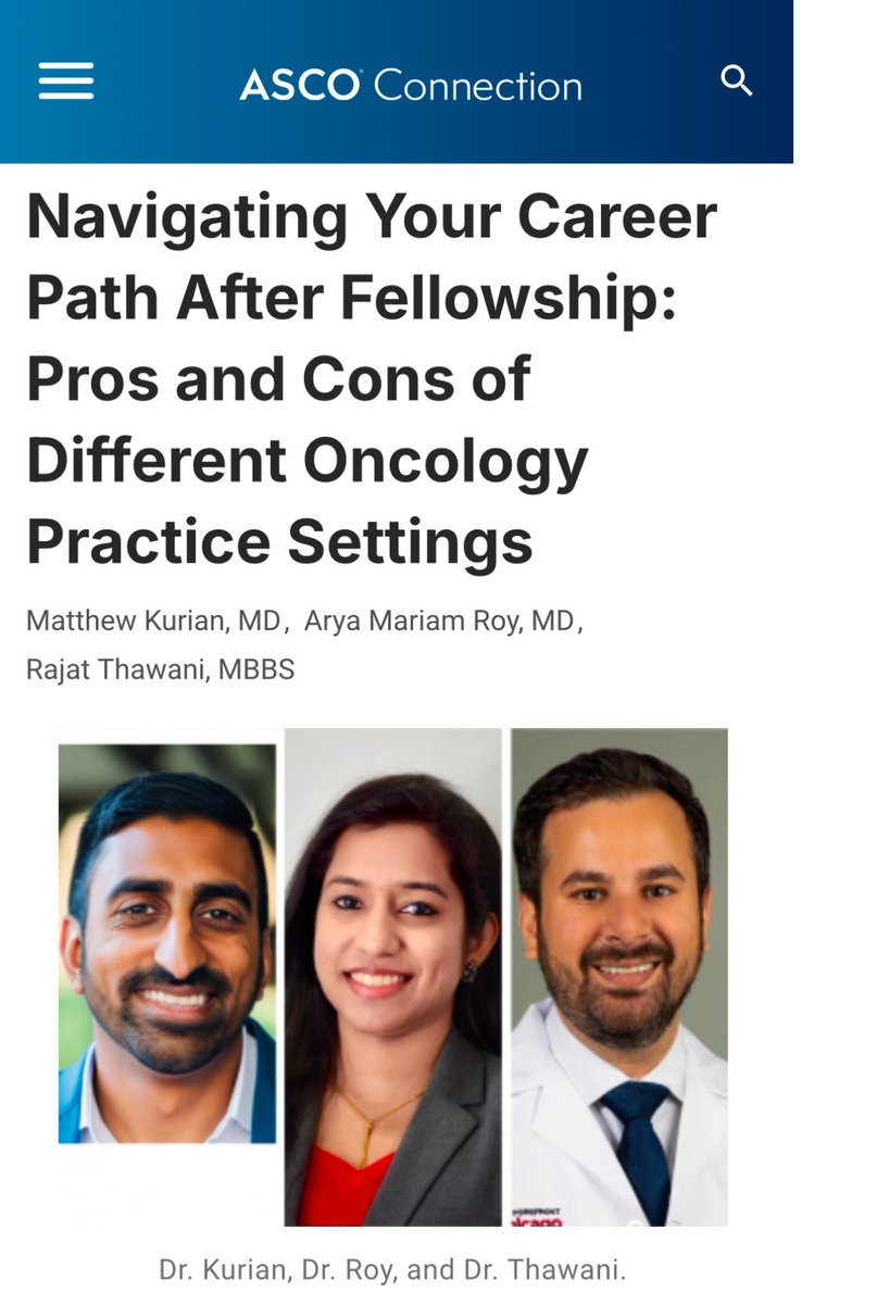 Arya Roy (@royaryam) on Twitter photo Planning your career after fellowship? Our article on <a href="/ASCO/">ASCO</a> connection explores the pros & cons of academia, community & hybrid practices! A practical guide to help fellows make informed decisions! <a href="/MatthewKurianMD/">Matthew Kurian, MD</a> <a href="/rajatthawani/">Rajat Thawani</a> <a href="/ASCOTECAG/">ASCO TECAG</a> <a href="/OhioStateMedOnc/">Ohio State Medical Oncology</a> <a href="/HemOncFellows/">Hem-Onc Fellows Network</a> Planning your career after fellowship? Our article on <a href="/ASCO/">ASCO</a> connection explores the pros & cons of academia, community & hybrid practices! A practical guide to help fellows make informed decisions! <a href="/MatthewKurianMD/">Matthew Kurian, MD</a> <a href="/rajatthawani/">Rajat Thawani</a> <a href="/ASCOTECAG/">ASCO TECAG</a> <a href="/OhioStateMedOnc/">Ohio State Medical Oncology</a> <a href="/HemOncFellows/">Hem-Onc Fellows Network</a>