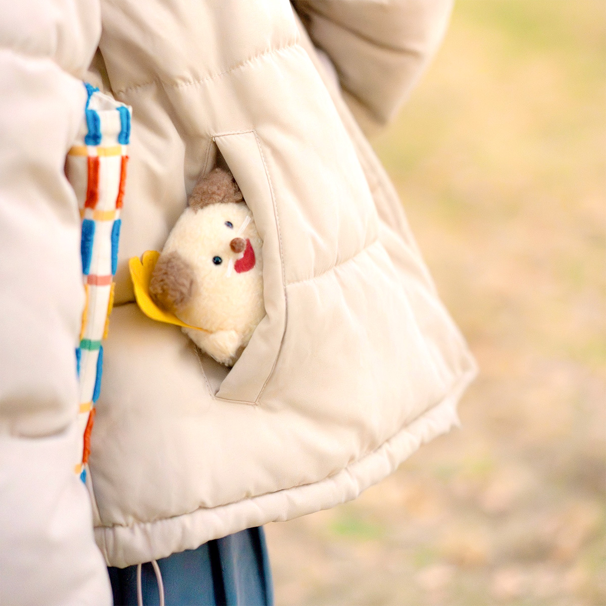 そろそろお家に帰らなきゃみたい、、🏡🛝 #ぽちっぱ #ぬいぐるみ #ぬい撮り