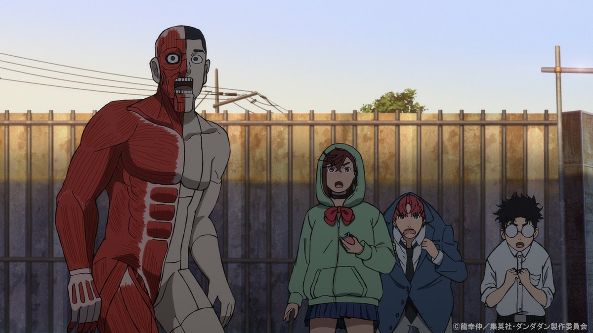 anime_dandadan's tweet photo. 👻🛸━━━━━━
#ダンダダン 
あらすじ＆場面写真公開
━━━━━👾👽👾

第11話「初恋の人」
https://t.co/GoDcCTXN61
幼なじみで初恋相手のジジが現れ
モモは一緒に暮らすことに⁉

🪐第11話予告
https://t.co/2NGSli0owf

🪐12/12深夜0:26から
MBS/TBS系28局全国同時放送開始 https://t.co/cRxjD28MGs