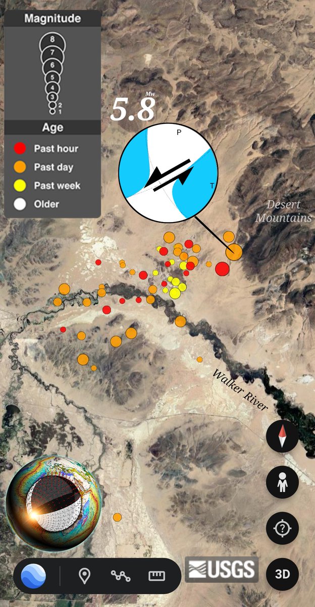 EQuake_Analysis's tweet photo. Today, 5.8 Mw #NEVADA 🇺🇲, ocurred at the Walker Lane Fault Zone, this a crustal event, associated to the "Wabuska Lineament"?, maps/figures references in comments. https://t.co/VWmFLMpXl7