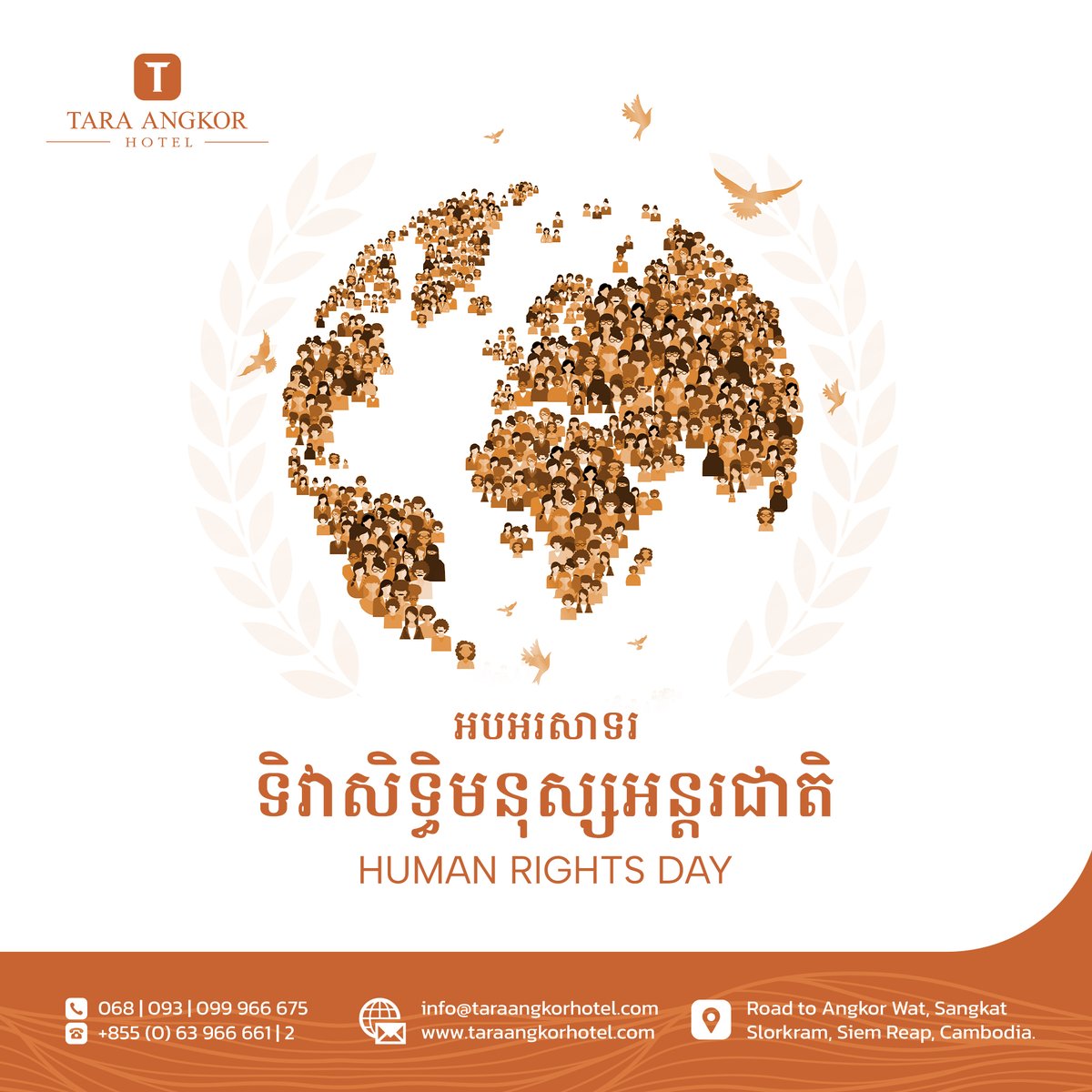 taraangkor's tweet photo. Wishing everyone a wonderful Human Rights Day filled with love, peace, and equality. https://t.co/KrYisUuuNc
