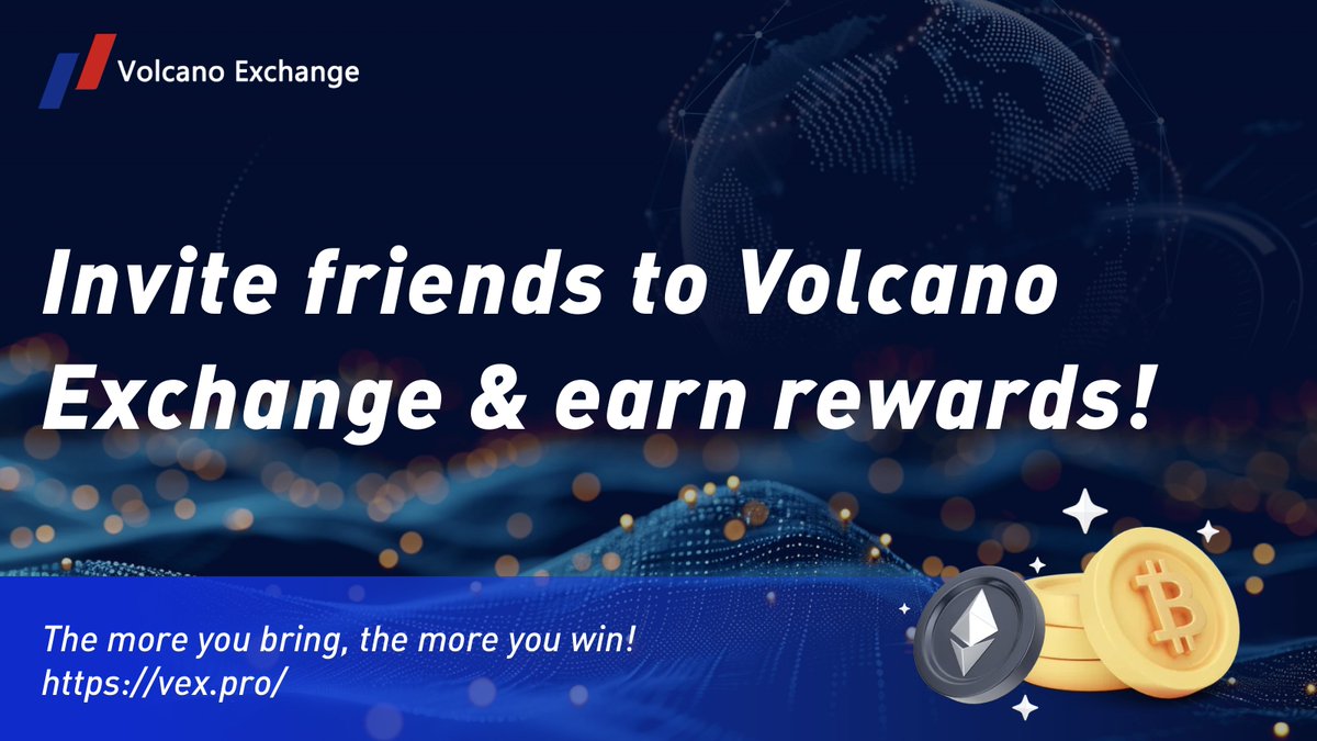 VolcanoExchange's tweet photo. 🔥#VolcanoExchange: A New Trading Experience!

👉Join us now and enjoy exclusive rewards🚀#DeFi #Crypto #RWA https://t.co/iQWBBYOggs