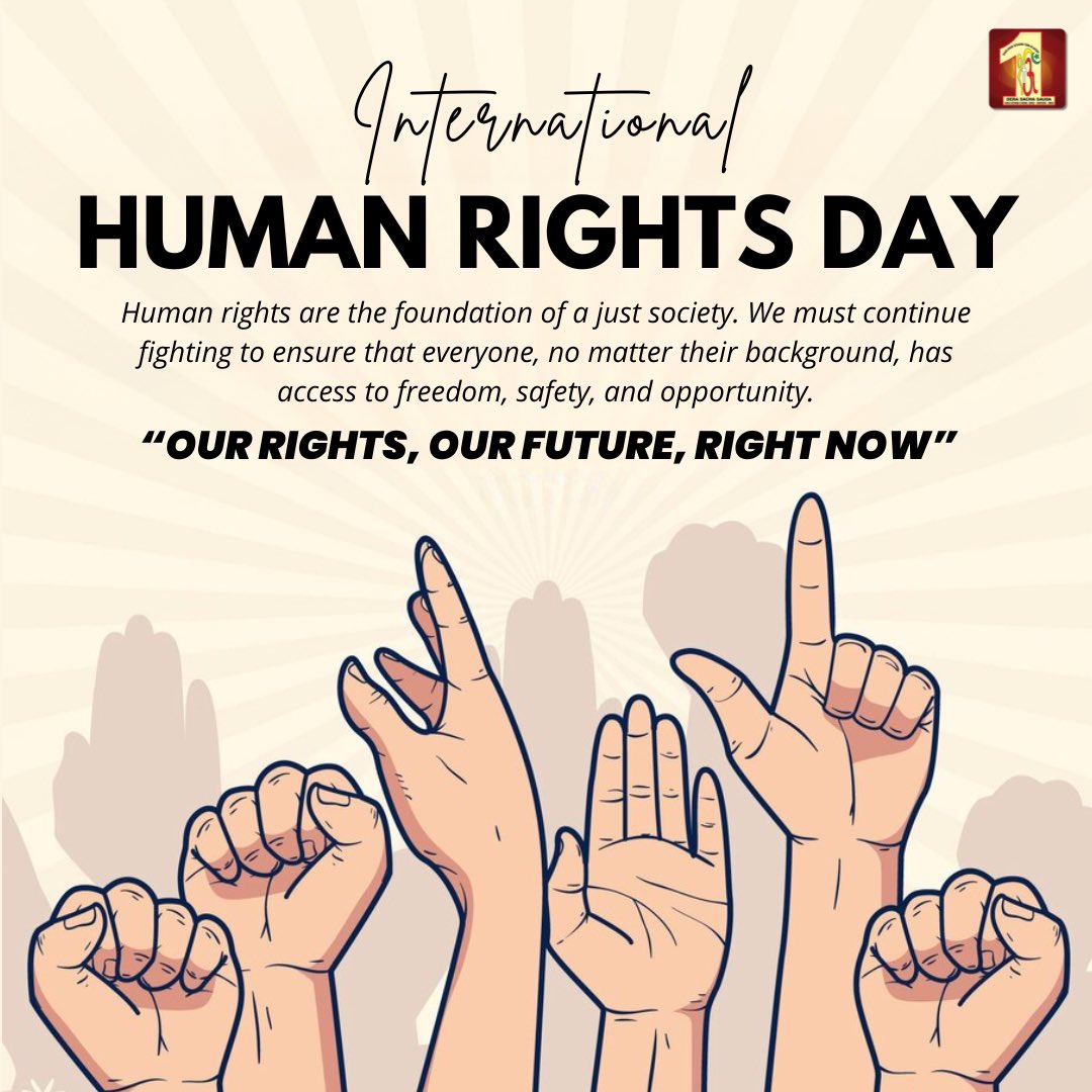 DSSNewsUpdates's tweet photo. Stand for your rights and others' too, a prosperous future really begins with you. 
And though there will be hurdles, every time we stand for protecting human rights, we move closer to a fair world. 
Respect human rights, respect human life. #HumanRightsDay https://t.co/bfSJz5y3WV