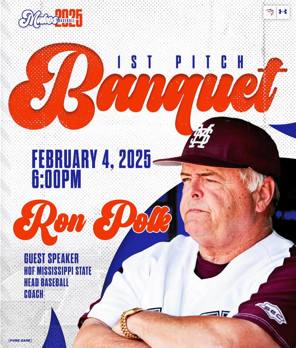 OrangeBeachBSB's tweet photo. Fired up about Coach Polk coming to OB to speak at our 1st Pitch Banquet! Mark your calendars! https://t.co/l4XzVGq0mT
