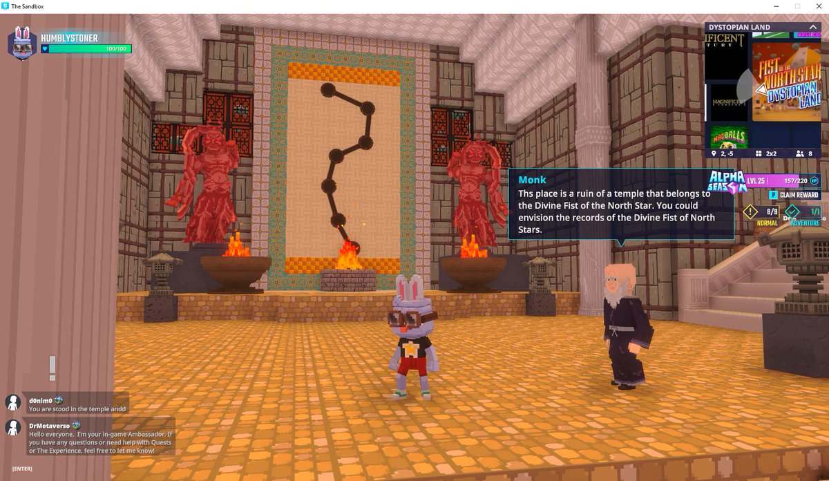 Exploring the mystical Temple Hall in Dystopian Land in <a href="/TheSandboxGame/">The Sandbox</a>. Ancient secrets or future tech? You decide! 🏛️🔮 register-landings.sandbox.game/alphaseason4-s… #TheSandbox #AlphaSeason4 #AS4SocialChallenge