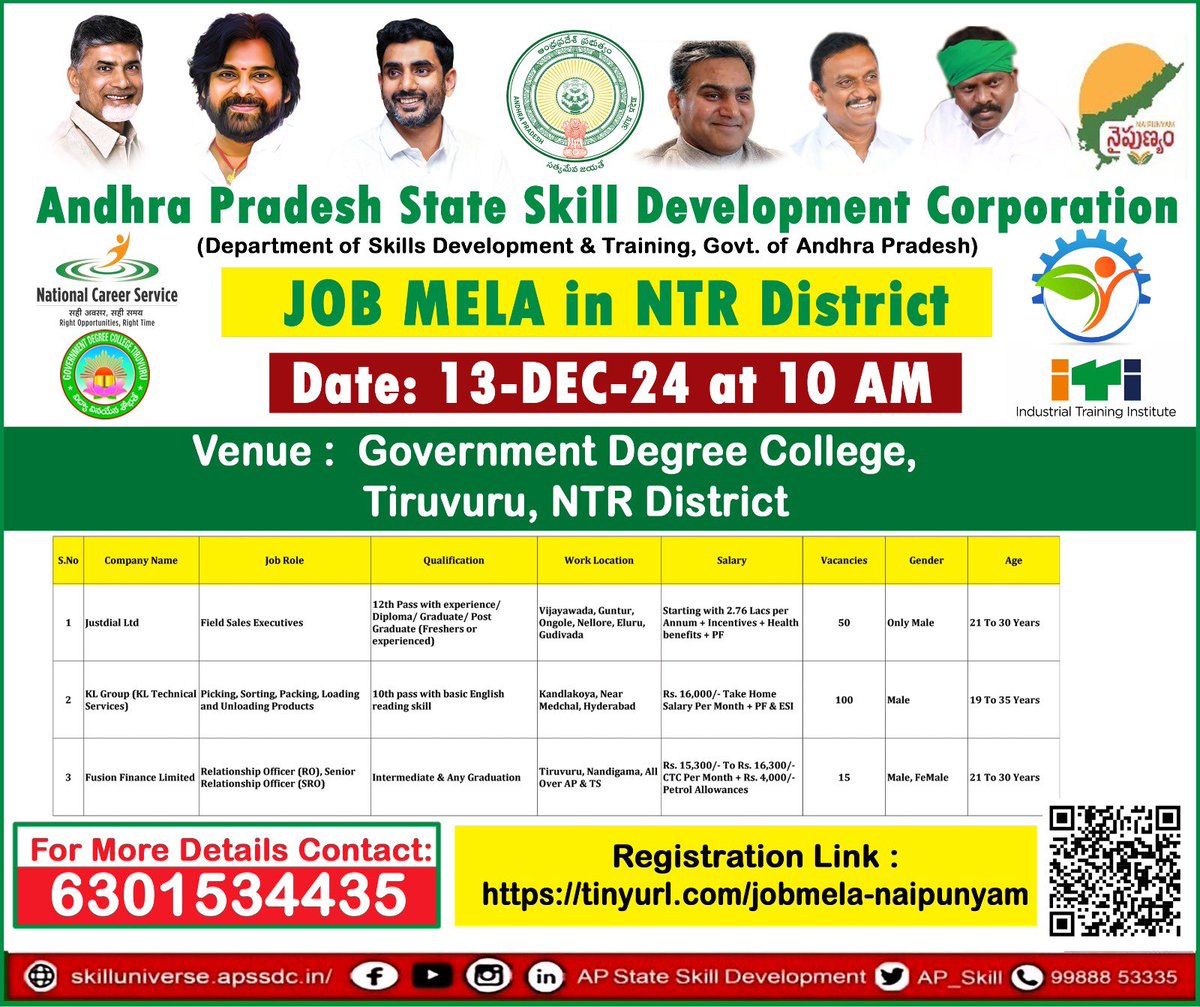 APSSDC NTR District tweet media