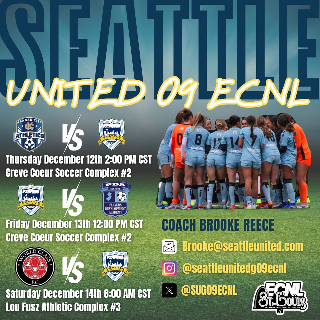 Seattle United G09 ECNL tweet media