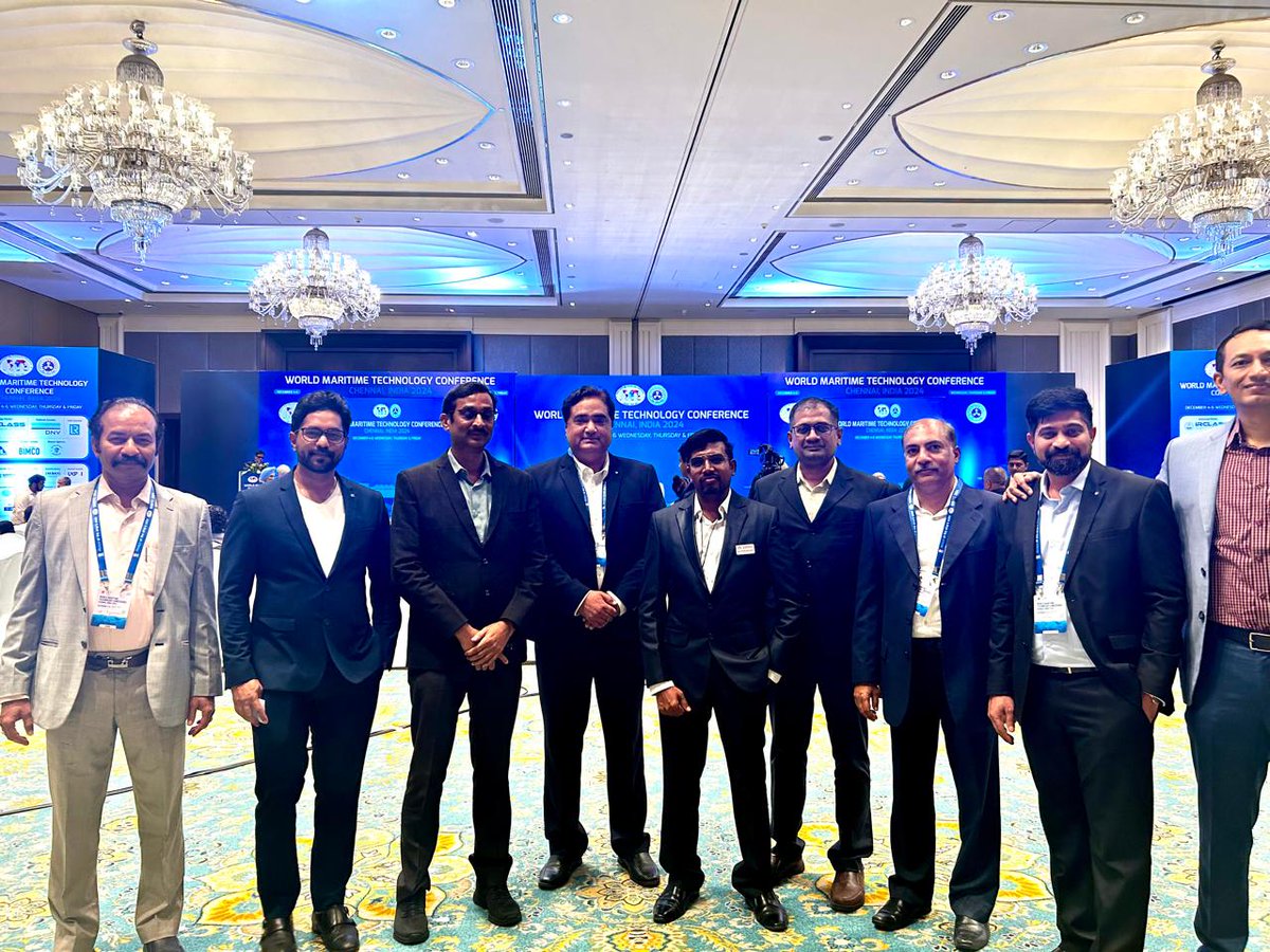 Last week, Captain Dinesh Sharma attended the World Maritime Technology Conference in Chennai, India.

The event brought together leaders from around the world, providing opportunities to share ideas.

A grand showcase of collaboration and progress in the #maritimeindustry.
