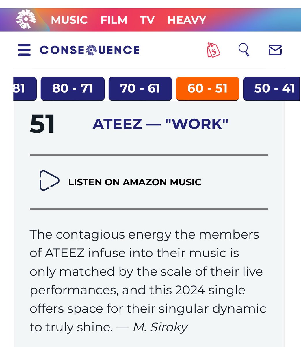 ceecee18ny's tweet photo. No. 51 - ATEEZ - WORK
๐ฅณ๐ฅณ๐ฅณ
#GottaWORK #WORKChallenge #GOLDENHOUR_Part1
#ATEEZ #์์ดํฐ์ฆ #ใจใคใใฃใผใบ @ATEEZofficial @ATEEZofficialjp https://t.co/usLIYmy7pw