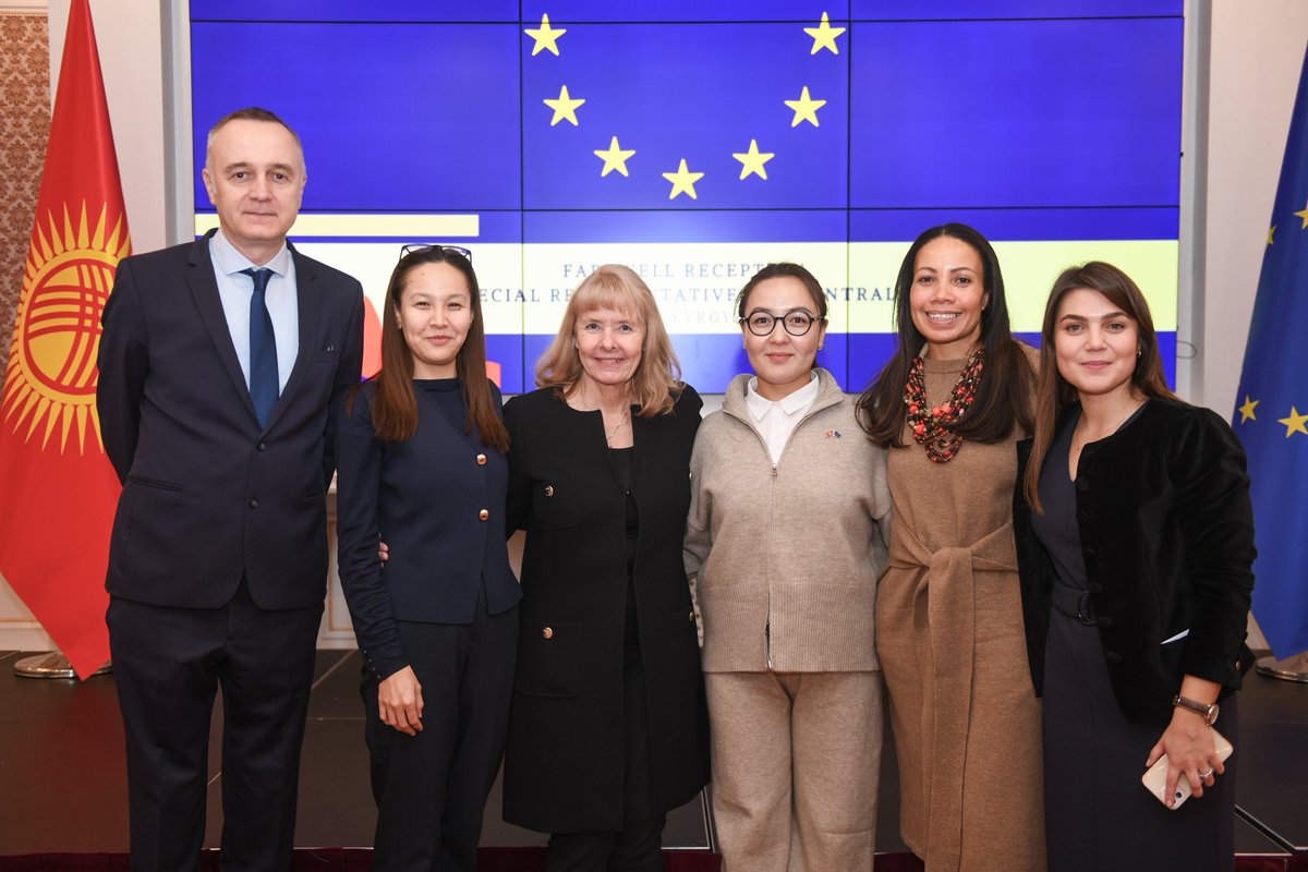 🇪🇺 EU Special Representative for Central Asia <a href="/TerhiHakala/">Terhi Hakala</a> concluded her farewell visit to Bishkek, meeting with officials. Her commitment to EU-Central Asia relations has been outstanding. 

We thank you for dedicated service and wish you all the best in your future endeavors!