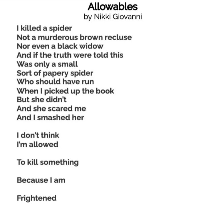 MelDubs's tweet photo. “A lot of people refuse to do things because they don’t want to go naked, don’t want to go without guarantee. But that’s what’s got to happen. You go naked until you die.”

-Nikki Giovanni https://t.co/KwTMWsKsd0