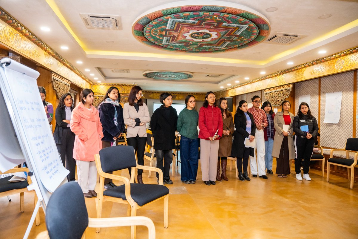 EUinNepal's tweet photo. Today, 13 young Nepali women will embark on an eight-month-long mentorship programme with 13 senior woman leaders. As part of the third cohort of the Women Leaders Mentorship Programme, led by @EUinNepal, they will pave the way for a new generation of women leaders in Nepal. https://t.co/EvbB9gZstj