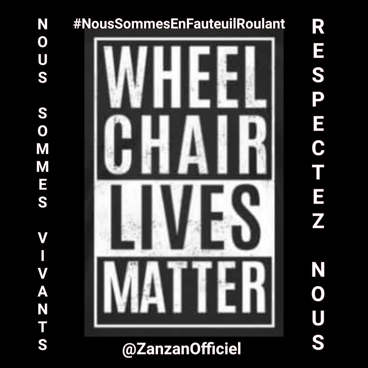 #NousSommesEnFauteuilRoulant #NousSommesPMR