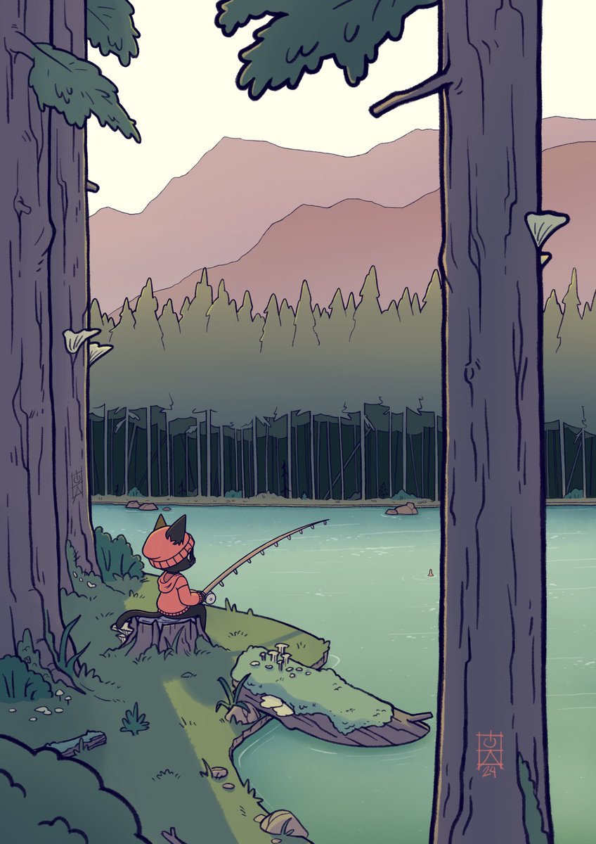 kintsugeist's tweet photo. Lake fishing https://t.co/4Khik7Bb18
