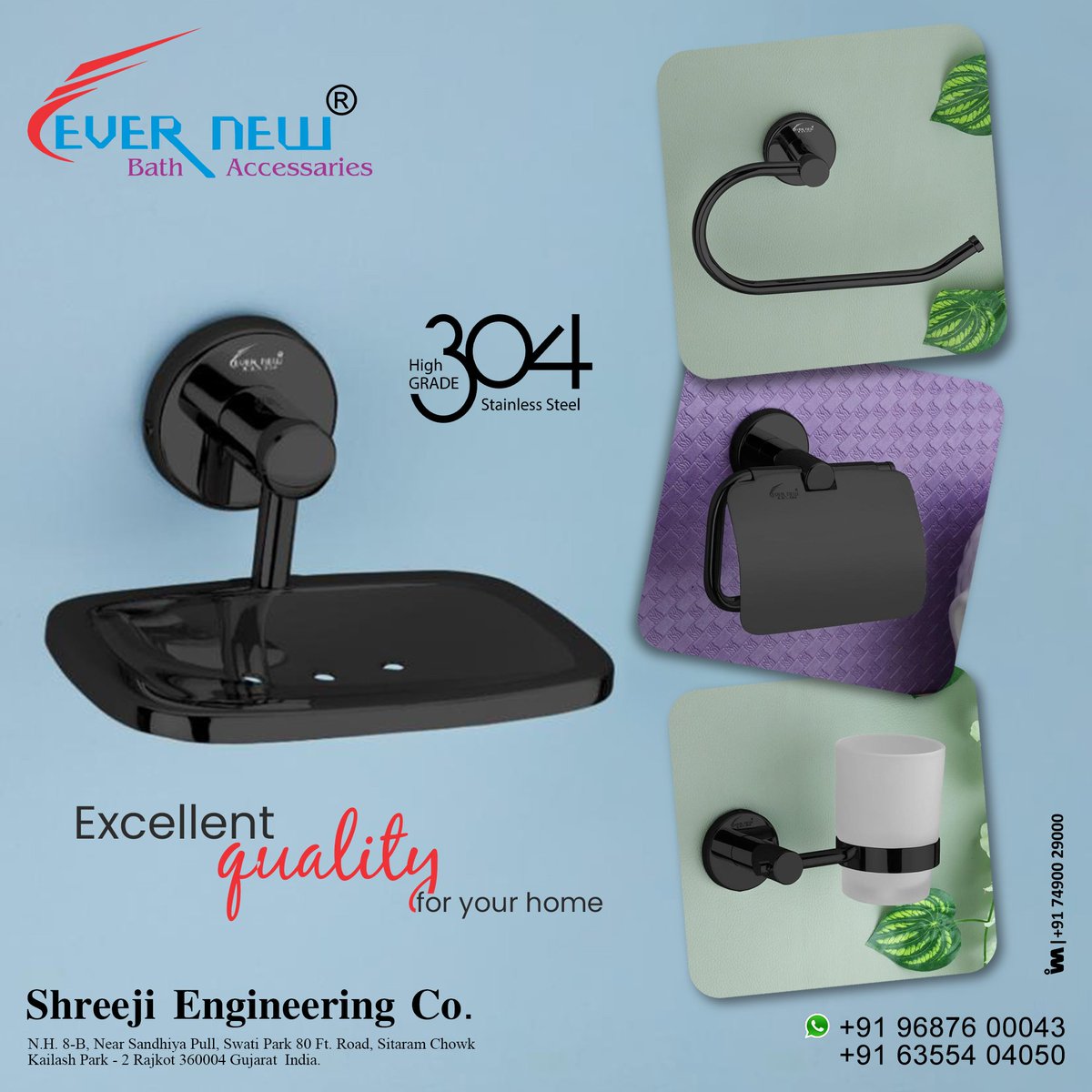 ibais_hardware's tweet photo. Shreeji Engineering Co. - Rajkot
For enquiry via WhatsApp click:
https://t.co/FOhoQHsBc0
Mr. Jevin Chavda - +91 63554 04050
Mr. Nitin Chavda - +91 96876 00043
#soapdish #napkinring #bathfitting #liquiddispenser #bathhardware
#hardware
.
@ibais_hardware https://t.co/eQVwVxs9Yp