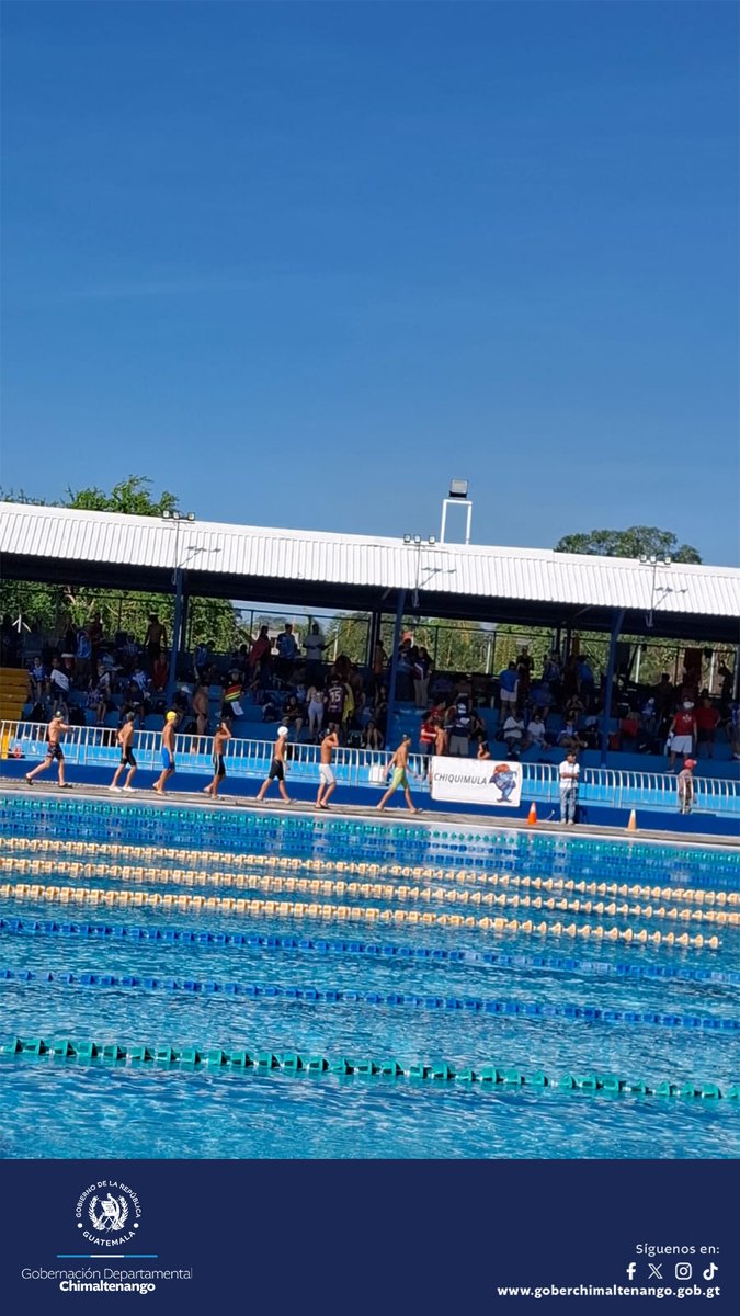 La Gobernadora Departamental de Chimaltenango Dra. María del Tráncito Calan Hernández apoyando a la Juventud Chimalteca, acompaño a la Asociación Departamental de Natación que participó en el campeonato navideño realizado en el complejo  de Suchitepéquez. <a href="/BArevalodeLeon/">Bernardo Arévalo</a>