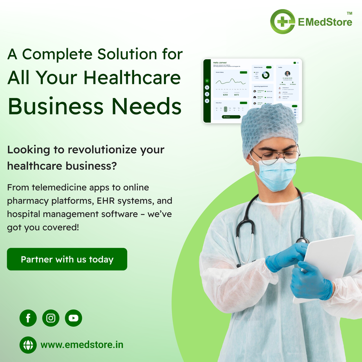 emed_pharmatech's tweet photo. Boost your healthcare business with complete tech solutions! From telemedicine apps to EHR systems, online pharmacy platforms, and HMS — we’ve got you covered!
Partner with us today!
🔗 https://t.co/SuFLvZBWxL
#HealthcareIT #Telemedicine #EHR #OnlinePharmacy #HMS #eMedStore https://t.co/WR7JT9DegL