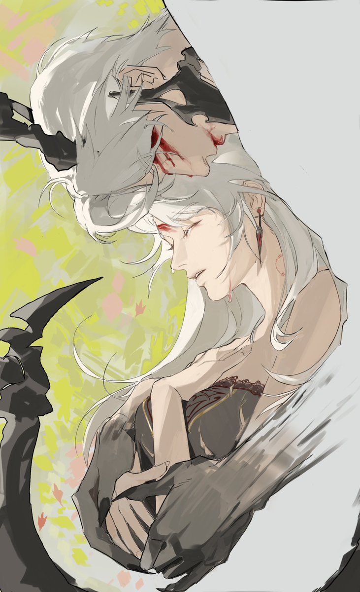 after7aeon's tweet image. Last embrace 

#Sylus 
#WhereDrakeshadowsFall #LoveandDeepspace