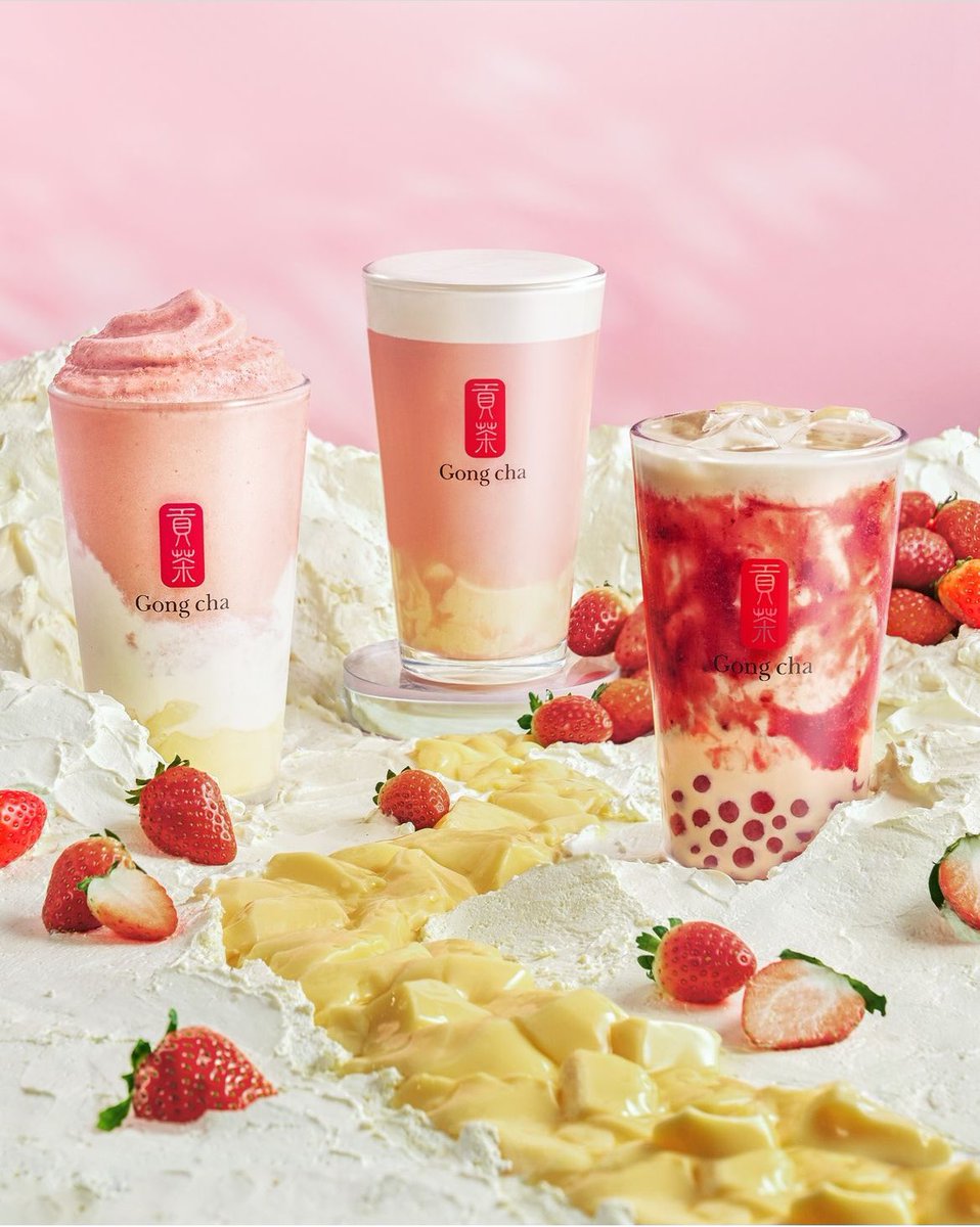 tokutoku_korea's tweet photo. 韓国のゴンチャからでたイチゴの新作
激アツすぎて速攻ゴンチャ駆け込む🍓🤍 https://t.co/1Eq2ir12uB