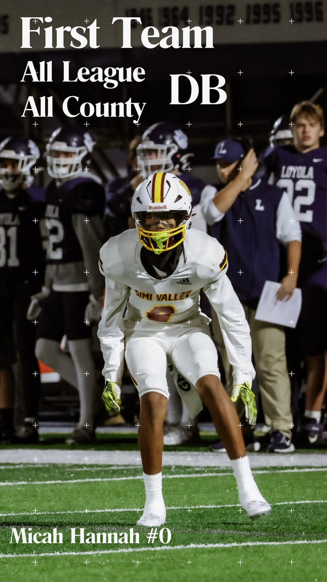 Micah Hannah (@micahhannah0) on Twitter photo Thankful to have received
⭐️First Team all Marmonte League⭐️
⭐️First Team all County⭐️
⭐️Academic 4.0 award⭐️
Still working 🙏🏾 <a href="/GregBiggins/">Greg Biggins</a> <a href="/adamgorney/">Adam Gorney</a> <a href="/BrandonHuffman/">Brandon Huffman</a> <a href="/simi_football/">Simi High Football</a> <a href="/latsondheimer/">eric sondheimer</a> <a href="/Tarek_Fattal/">Tarek Fattal</a> Thankful to have received
⭐️First Team all Marmonte League⭐️
⭐️First Team all County⭐️
⭐️Academic 4.0 award⭐️
Still working 🙏🏾 <a href="/GregBiggins/">Greg Biggins</a> <a href="/adamgorney/">Adam Gorney</a> <a href="/BrandonHuffman/">Brandon Huffman</a> <a href="/simi_football/">Simi High Football</a> <a href="/latsondheimer/">eric sondheimer</a> <a href="/Tarek_Fattal/">Tarek Fattal</a>