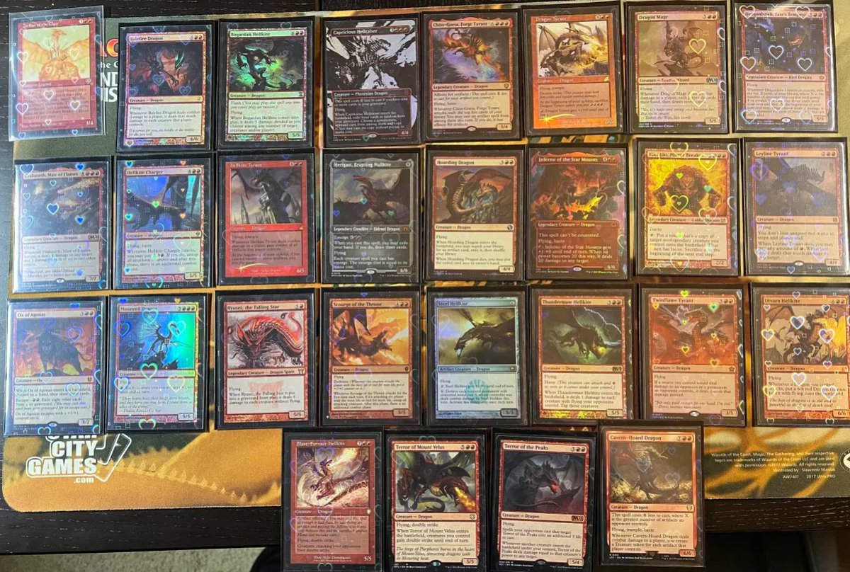 Holtzmann's tweet photo. So close to fully foiling out my Zirilan, of the Claw edh deck. Had this one for close to a decade now, and have slowly been adjusting/foiling out cards I knew I wouldn't swap out. https://t.co/kEeGcTIQTX