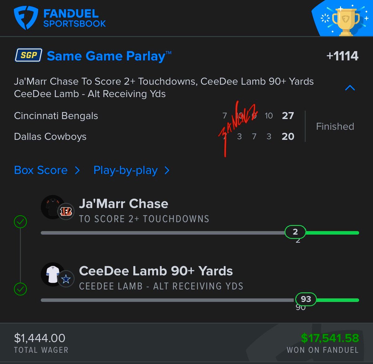 RiCKBANCHEZ's tweet photo. WHAT JUST HAPPENED ?! 🤯🔥🔥🔥🔥
60 SECONDS LEFT IN THE GAME THIS LOOKED DEAD 🪦 

$16,000 ✅✅✅✅✅

I only posted two plays tonight
#BANCHEZSPEED ☢️ https://t.co/OQlBJx2gm6