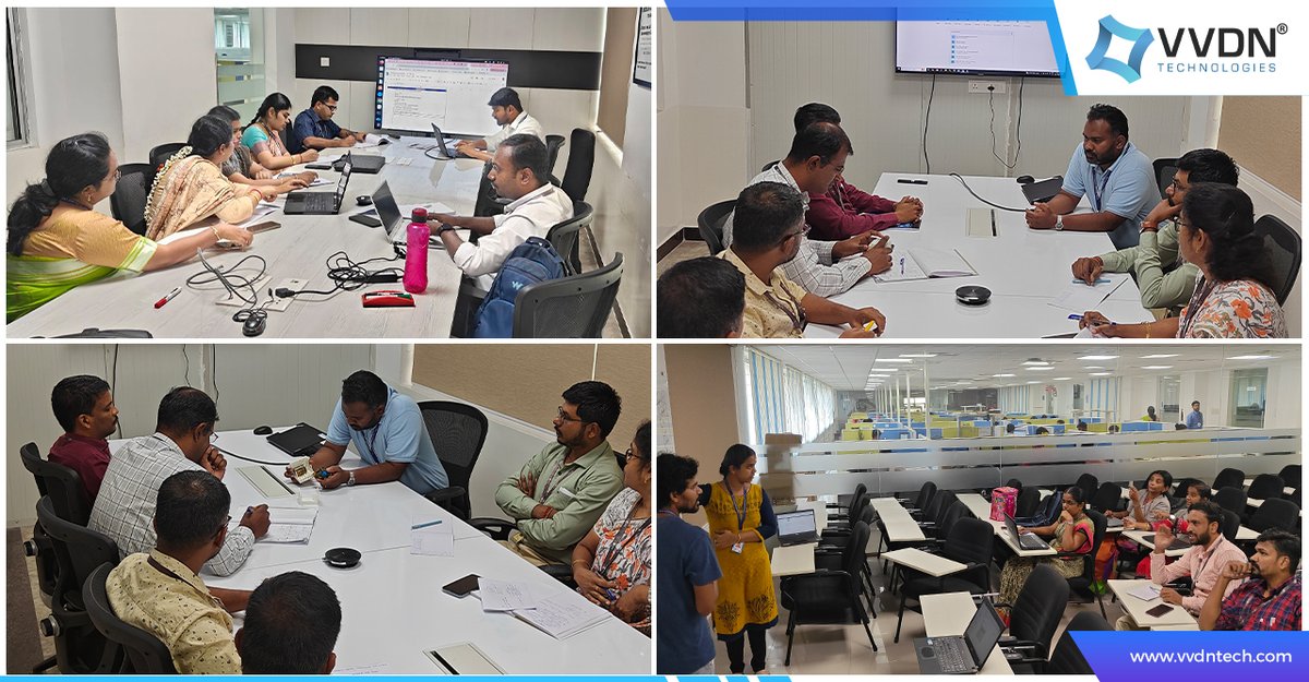 vvdn_tech's tweet photo. VVDN-Shaping the Future by Bridging the Skill Gap Initiative! Week 2 of VVDN's #FacultyTrainingProgram with Dr. MCET was transformative! Practical insights into Embedded Software, Python Automation, and advanced hardware are shaping #educators to inspire future-ready #engineers. https://t.co/CfMTeRYWDz