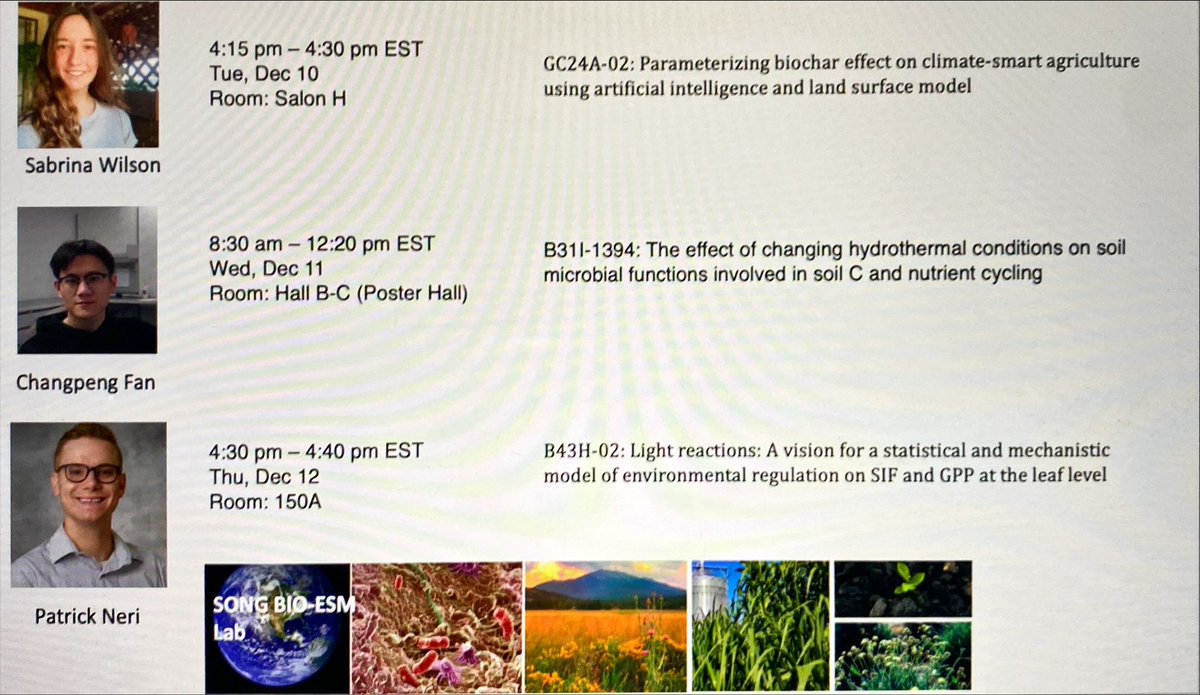 Yang Song (@chopinzi) on Twitter photo Song BIO-ESM lab <a href="/theAGU/">AGU (American Geophysical Union)</a> 2024! We are looking forward to discuss our studies with you. #AGU24 <a href="/HAS_UArizona/">HAS_UArizona</a> Song BIO-ESM lab <a href="/theAGU/">AGU (American Geophysical Union)</a> 2024! We are looking forward to discuss our studies with you. #AGU24 <a href="/HAS_UArizona/">HAS_UArizona</a>