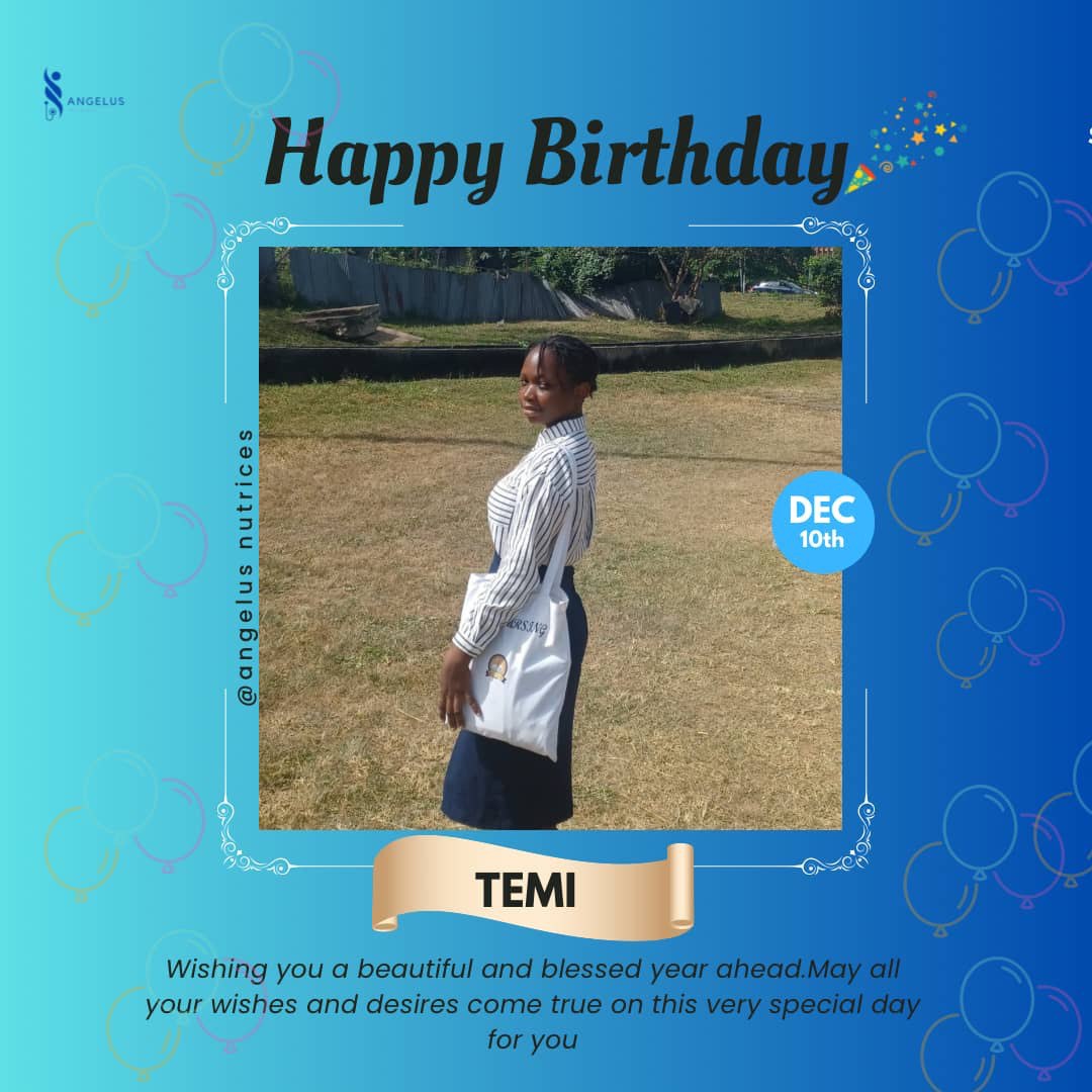 angelusnutrices's tweet photo. Happy birthday Temi🎉❤️
Wishing you good tidings on this special day of yours❤️!
#angelusnutrices #ifenursing #nunsaoau #OAUTwitter https://t.co/Q68ZDhuLNc