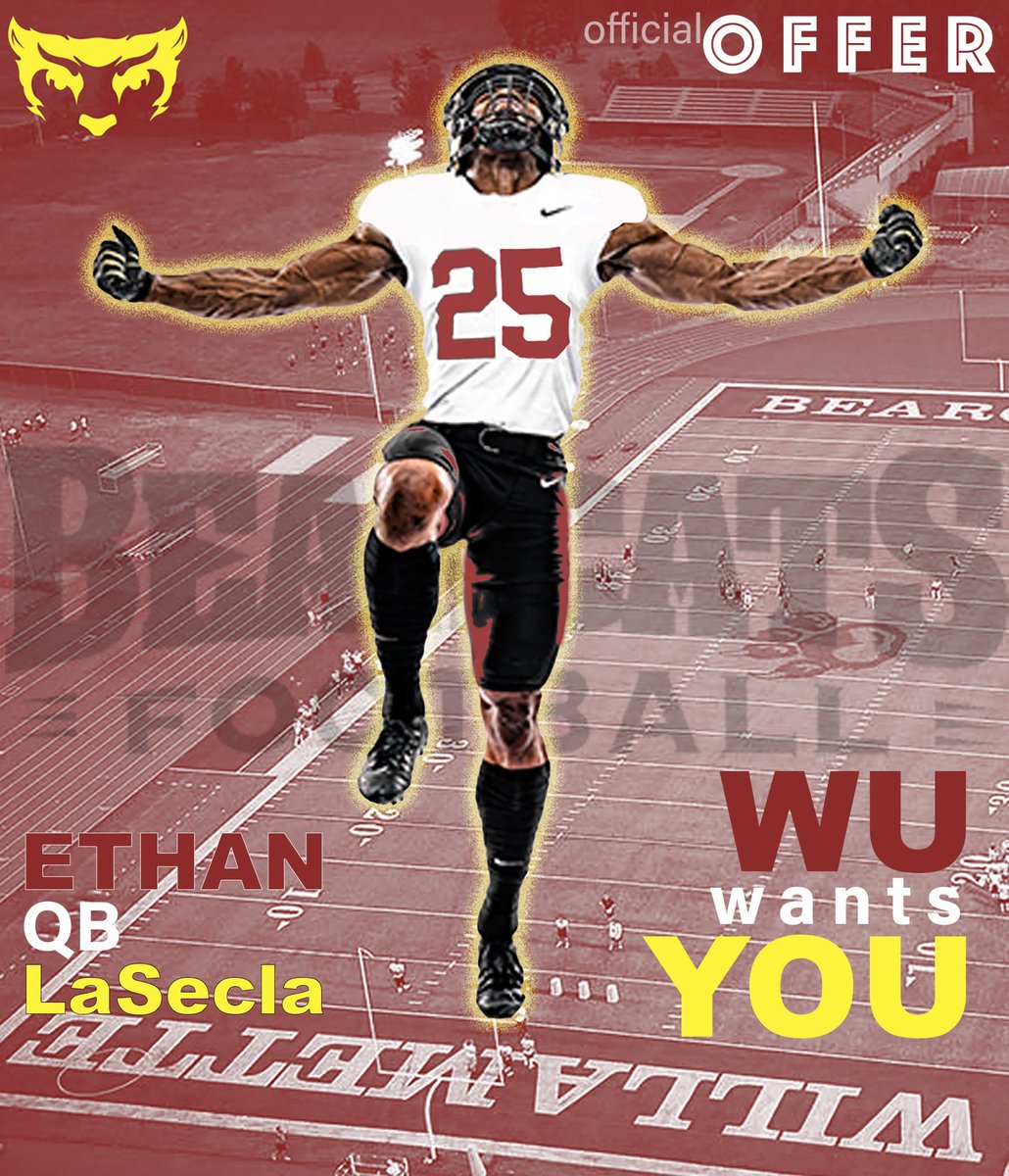 Thankful to have received my 3rd offer from <a href="/WillametteFB/">Willamette Football</a>. Thank you <a href="/AricWilliams3/">Coach Aric Williams</a> for the opportunity.
<a href="/Throw_2_Win/">Coach Sam Fisher</a>