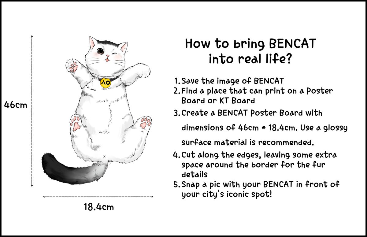 BENCAT World Tour Giveaway🌍

Join us in celebrating the launch of $BENCAT coming up on Dec. 17th!🥳💎😸 Bring BENCAT to your city!

→ Create your own BENCAT
→ Share your BENCAT pic in DC: discord.gg/aogames
→ Like, RT, &amp; Tag 3 frenz
→ Follow <a href="/ObtimusAI/">Obtimus AI</a> <a href="/Bencatcoin/">BENCAT</a>