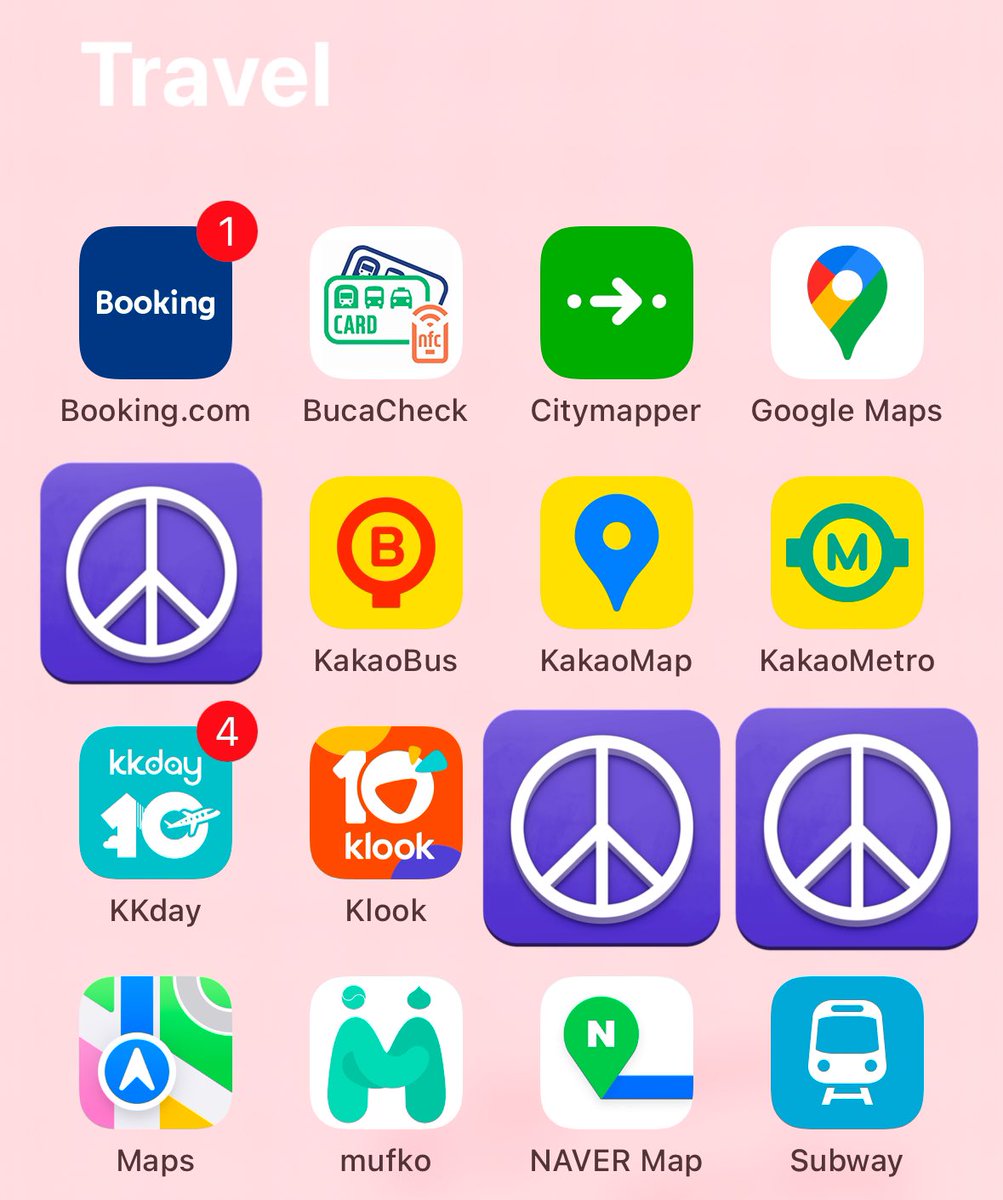 heyFeera's tweet photo. South Korea ni sebenarnya boleh je pegi sendiri. 100x ganda lebih jimat & xkan terkejar2 masa. Semua serba serbi boleh follow on the right apps. Nak cari hotel, directions, book attractions, nak naik turun subway/bus mana semua ada apps dia. Sampai you nak scan food code untuk elak dari makan bnde2 yg x halal pun ada. But if nak follow travel agency juga, please find the one yg trusted & berlesen. Sayang duit.

Btw here's (photo) are all the apps yang saya akan guna setiap kali pegi SoKor. Since my kr language xdelah hebat mana, still mengharap pada apps juga🤭