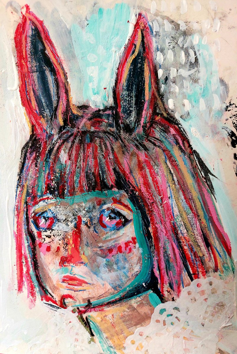 Gm!🌞

Daily Brushstrokes 1
🐰Sad bunny
🎨Mixed media on paperboard  
⌛️14 hrs

#CollectibleMoments on <a href="/remx_xyz/">Remx</a>

Link🔻