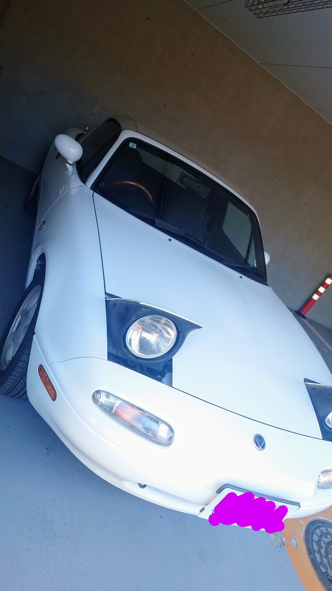やっと洗車できたー！
ぴかぴかのロドさん