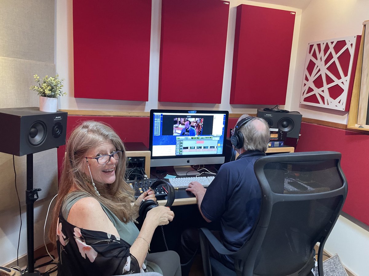ERIC ROBERTS recording ADR for an upcoming film from Paradox Studios.