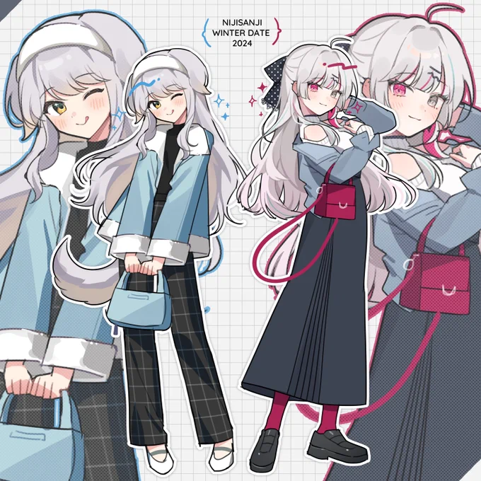 #栞葉書 #流石神絵師推しの冬服、感謝 