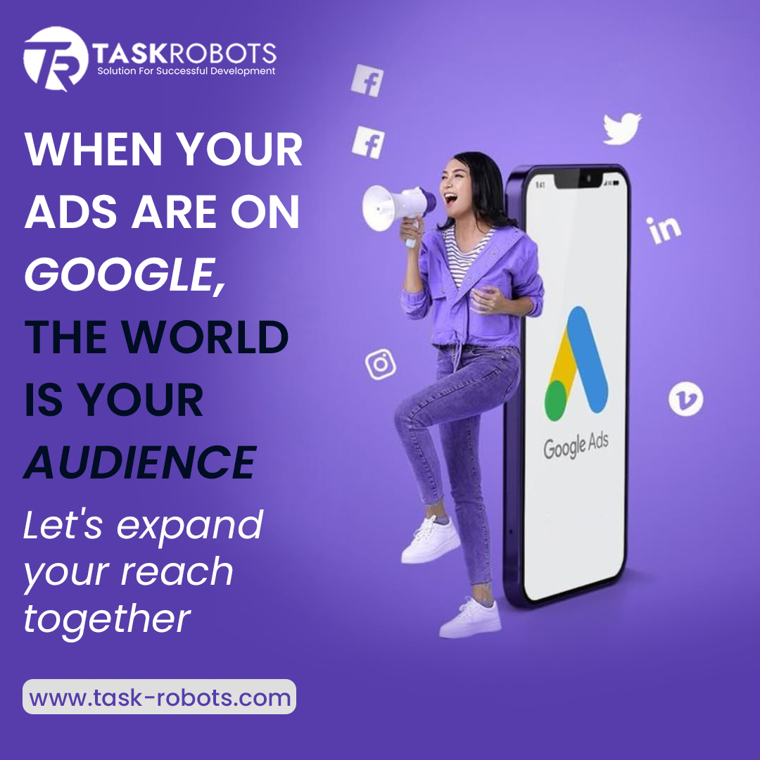 task_robots's tweet photo. 📢 Reach the right people at the right time with Google Ads! 🌍 Turn your audience into loyal customers and grow your business with ease. Let's make your brand unforgettable! 🚀✨ 
#GoogleAds #DigitalMarketing #GlobalReach #GrowYourBusiness #TaskRobots #MarketingStrategy https://t.co/2bRmRjkvaG