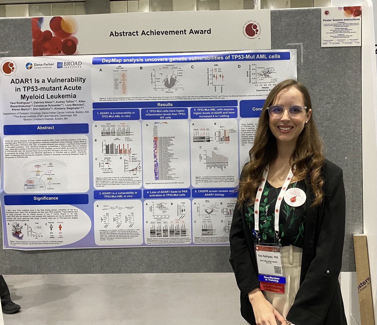 Yara Rodriguez Zabala closing out our presentations at #ASH24. Congrats Yara on your beautiful work!