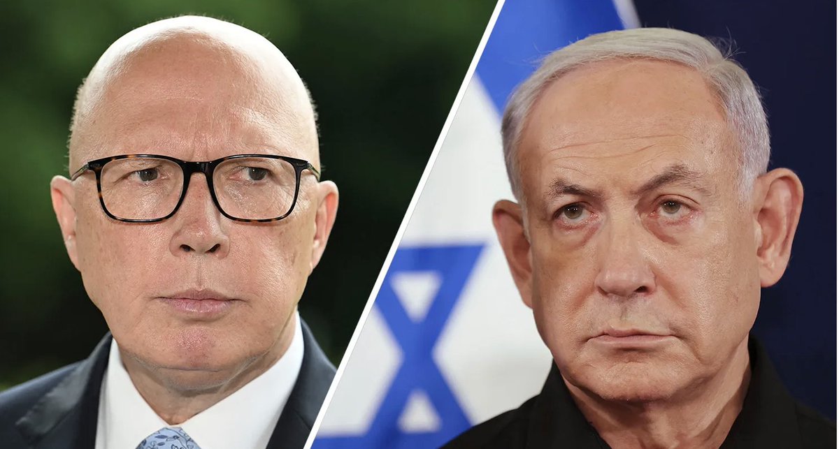 BrisMarSci's tweet photo. The faces of evil. Both are racist sociopaths. Both believe in unfettered genocide. Both should be in jail for their crimes.

#DuttonVisionlessBrute 
#DuttonTheRacist 
#NetanyahuWarCriminal 
#NetanyahuToTheICC https://t.co/G34p5sHCY8