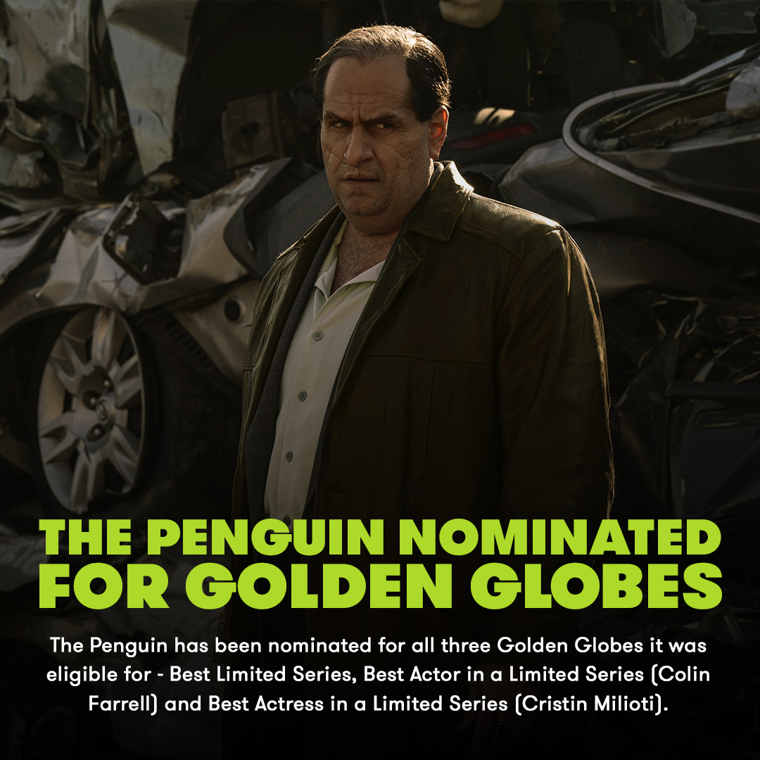 Well-deserved nominations 👏 

#ThePenguin, stream every episode on Max, available on NEON